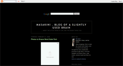 Desktop Screenshot of masakini.blogspot.com
