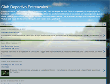 Tablet Screenshot of clubentreazules.blogspot.com