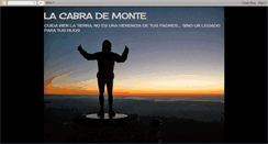 Desktop Screenshot of lacabrademonte.blogspot.com