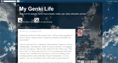 Desktop Screenshot of mygenkilife.blogspot.com