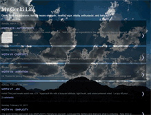 Tablet Screenshot of mygenkilife.blogspot.com