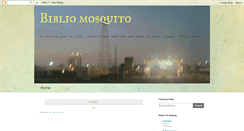 Desktop Screenshot of bibliomosquito.blogspot.com