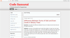 Desktop Screenshot of codesam.blogspot.com