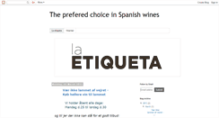 Desktop Screenshot of la-etiqueta.blogspot.com