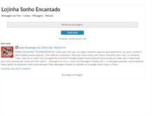 Tablet Screenshot of lojinhasonhoencantado.blogspot.com