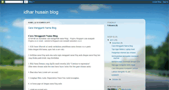 Desktop Screenshot of idharhusain.blogspot.com