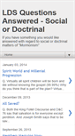 Mobile Screenshot of ldsquestions.blogspot.com