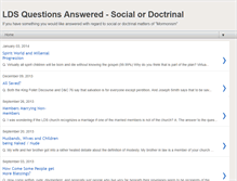Tablet Screenshot of ldsquestions.blogspot.com