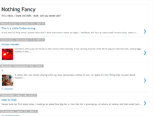 Tablet Screenshot of nothing-fancy.blogspot.com