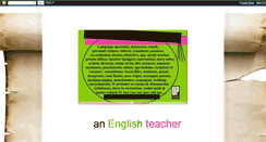 Desktop Screenshot of englishteachingandteachertraining.blogspot.com