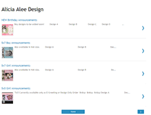 Tablet Screenshot of alicia-alee.blogspot.com
