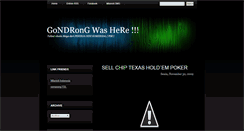 Desktop Screenshot of g0ndr0ng.blogspot.com