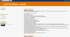 Desktop Screenshot of justthebible--jonah.blogspot.com