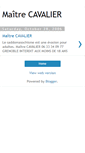 Mobile Screenshot of maitrecavalier.blogspot.com