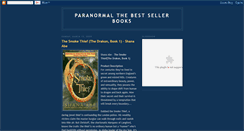 Desktop Screenshot of paranormalbestsellerbooks.blogspot.com