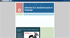 Desktop Screenshot of languagesmagic.blogspot.com