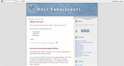 Desktop Screenshot of holyfarglesnot.blogspot.com