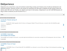 Tablet Screenshot of dotnetxperience.blogspot.com