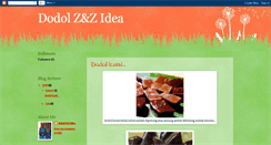 Desktop Screenshot of dodolznzidea.blogspot.com