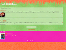 Tablet Screenshot of dodolznzidea.blogspot.com