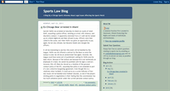 Desktop Screenshot of chicagosportslawyer.blogspot.com