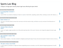 Tablet Screenshot of chicagosportslawyer.blogspot.com
