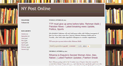 Desktop Screenshot of nypostonline.blogspot.com