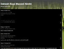 Tablet Screenshot of masoedabidin.blogspot.com