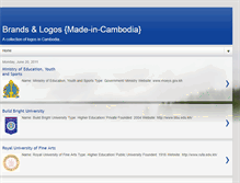 Tablet Screenshot of cambodia-in-logos.blogspot.com