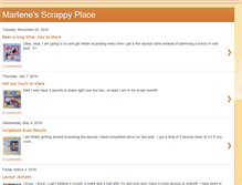 Tablet Screenshot of marlenesscrappyplace.blogspot.com