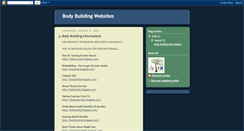 Desktop Screenshot of bodybuildingwebs.blogspot.com