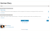 Tablet Screenshot of germandiary.blogspot.com