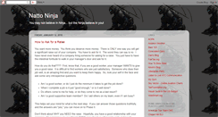 Desktop Screenshot of nattomatto.blogspot.com