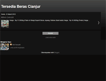 Tablet Screenshot of berascianjurbuatik.blogspot.com