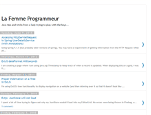 Tablet Screenshot of lafemmeprogrammeur.blogspot.com
