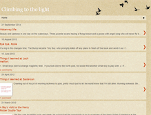 Tablet Screenshot of climbingtothelight.blogspot.com