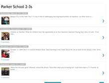 Tablet Screenshot of parkerschool2-3s.blogspot.com
