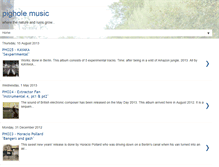 Tablet Screenshot of pigholemusic.blogspot.com