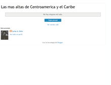 Tablet Screenshot of lasmasaltasdecentroamericayelcaribe.blogspot.com