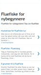 Mobile Screenshot of fluefiskefornybegynnere.blogspot.com