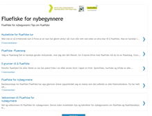Tablet Screenshot of fluefiskefornybegynnere.blogspot.com
