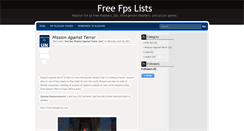 Desktop Screenshot of freefpslists.blogspot.com