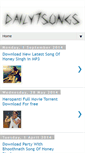 Mobile Screenshot of daily7songs.blogspot.com