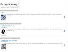 Tablet Screenshot of bejoyful-always.blogspot.com