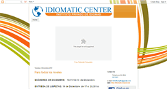 Desktop Screenshot of idiomaticcenter.blogspot.com