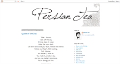 Desktop Screenshot of persiantea.blogspot.com