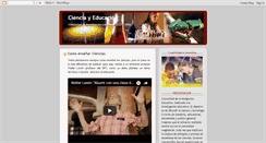 Desktop Screenshot of ciencia-y-educacion.blogspot.com