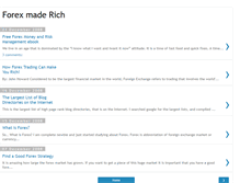 Tablet Screenshot of forex-made-rich.blogspot.com