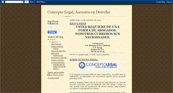 Desktop Screenshot of conceptolegal.blogspot.com