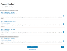 Tablet Screenshot of graceharborbiblestudy.blogspot.com